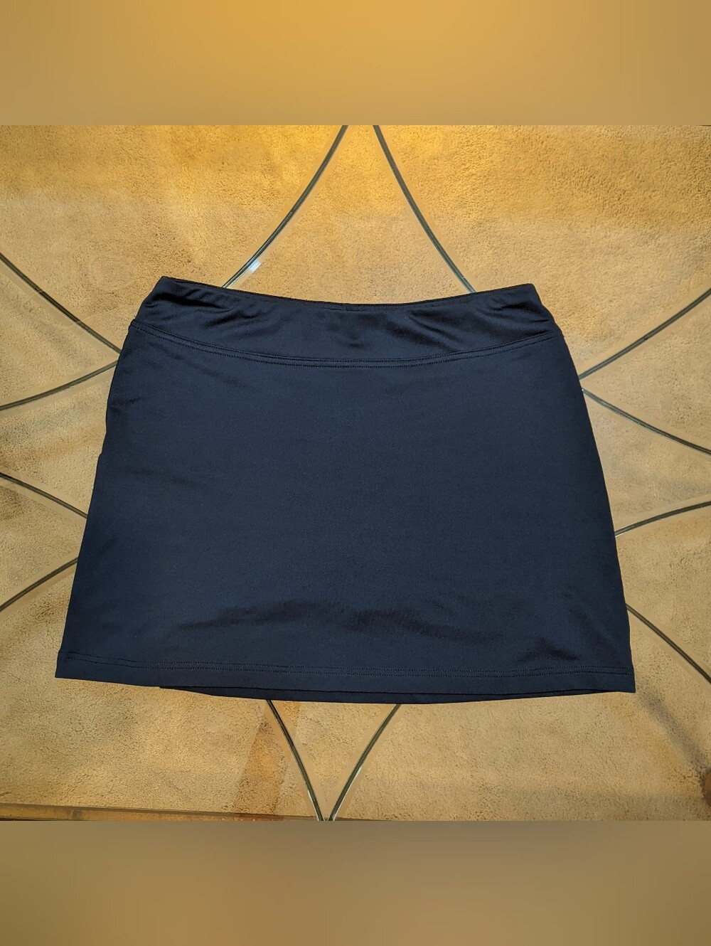 Oxford Golf Black Athletic Golf Skirt/Shorts With Zipper Pocket Size M